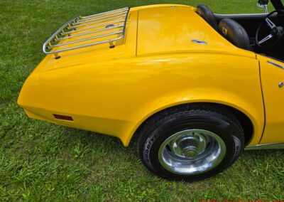 1975 Bright Yellow Corvette Convertible Four Speed For Sale