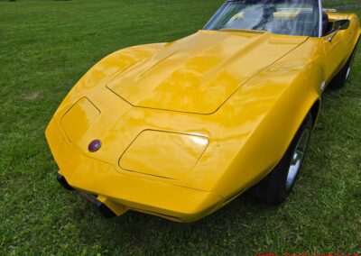 1975 Bright Yellow Corvette Convertible Four Speed For Sale