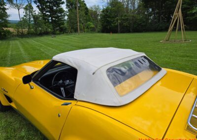 1975 Bright Yellow Corvette Convertible Four Speed For Sale