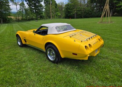 1975 Bright Yellow Corvette Convertible Four Speed For Sale