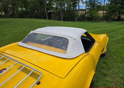 1975 Bright Yellow Corvette Convertible Four Speed For Sale