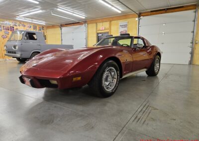 1976 Burgundy Corvette Automatic Stingray Hot Rod
