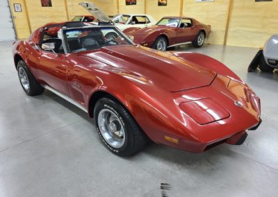 1976 Dark Red Corvette T Top Stingray For Sale