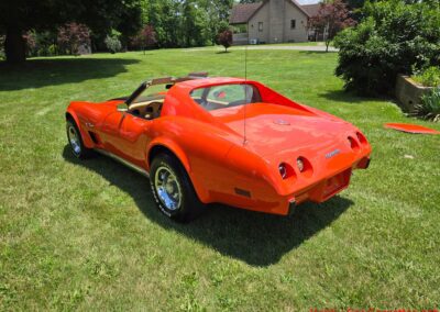 1976 Orange Corvette Stingray 4spd For Sale
