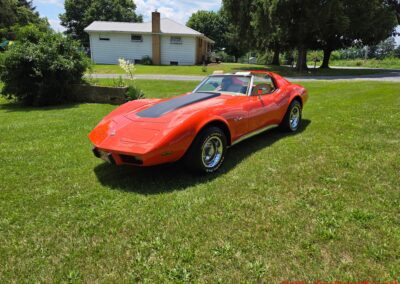 1976 Orange Corvette Stingray 4spd For Sale