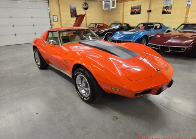1976 Orange Corvette Stingray 4spd For Sale