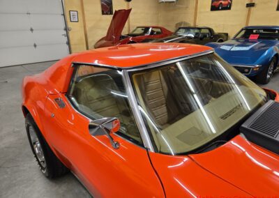 1976 Orange Corvette Stingray 4spd For Sale