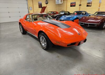 1976 Orange Corvette Stingray 4spd For Sale