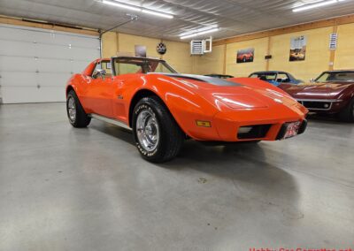 1976 Orange Corvette Stingray 4spd For Sale