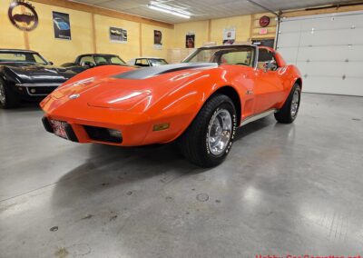1976 Orange Corvette Stingray 4spd For Sale