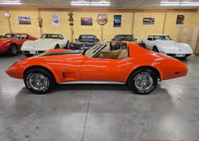 1976 Orange Corvette Stingray 4spd For Sale