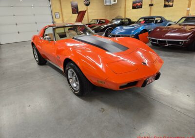 1976 Orange Corvette Stingray 4spd For Sale