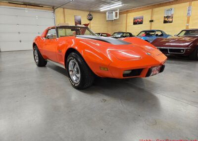 1976 Orange Corvette Stingray 4spd For Sale