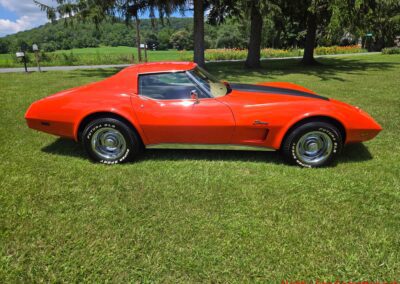 1976 Orange Corvette Stingray 4spd For Sale