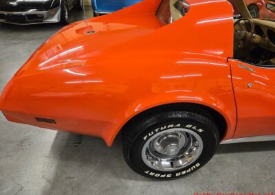 1976 Orange Corvette Stingray 4spd For Sale