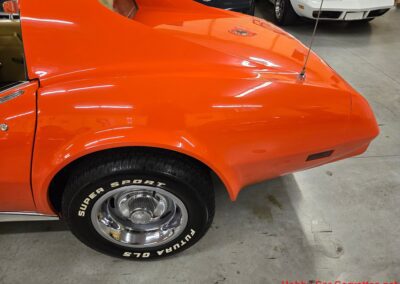 1976 Orange Corvette Stingray 4spd For Sale