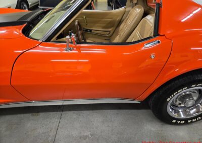 1976 Orange Corvette Stingray 4spd For Sale