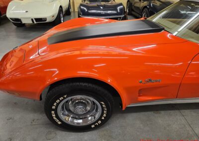 1976 Orange Corvette Stingray 4spd For Sale