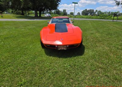 1976 Orange Corvette Stingray 4spd For Sale
