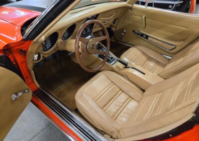 1976 Orange Corvette Stingray 4spd For Sale