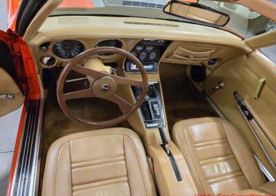 1976 Orange Corvette Stingray 4spd For Sale