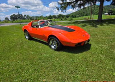 1976 Orange Corvette Stingray 4spd For Sale