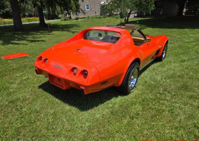 1976 Orange Corvette Stingray 4spd For Sale