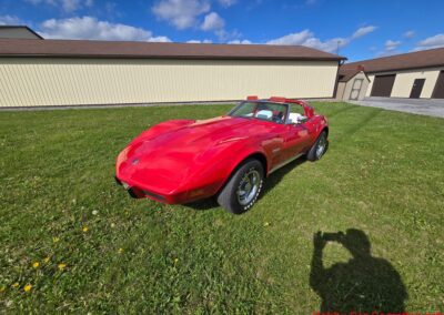 1976 Red Corvette Stingray 4spd For Sale