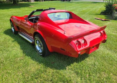 1976 Red Corvette Stingray L82 Black Interior For Sale