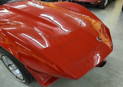 1976 Red Corvette Stingray L82 Black Interior For Sale