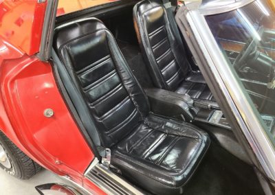 1976 Red Corvette Stingray L82 Black Interior For Sale