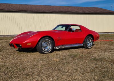 1976 Red Red Corvette Hot Rod For Sale