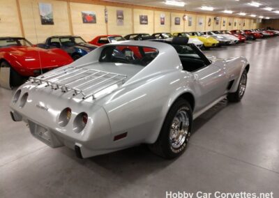 1976 Silver Corvette Black Interior Stingray For Sale