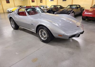 1976 Silver Corvette Stingray For Sale