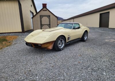 1976 Tan Corvette Black Interior For Sale