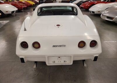 1976 White Corvette Brown Interior For Sale