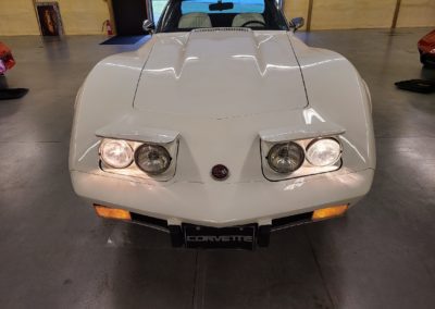1976 White Corvette Black Interior For Sale