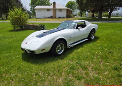 1976 White Corvette Stingray 383 4spd T Top Hot Rod
