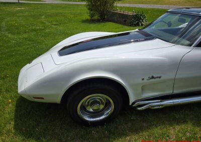 1976 White Corvette Stingray 383 4spd T Top Hot Rod