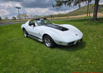 1976 White Corvette Stingray 383 4spd T Top Hot Rod