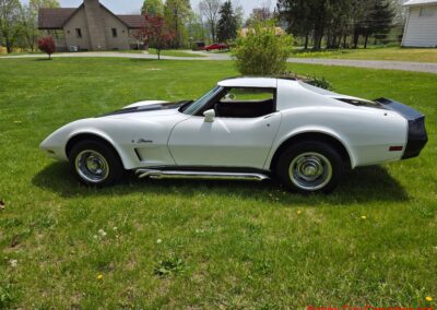 1976 White Corvette Stingray 383 4spd T Top Hot Rod