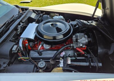 1976 White L82 Corvette Stingray Green And White Interior For Sale