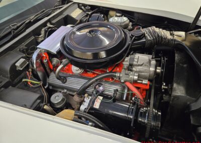 1976 White L82 Corvette Stingray Green And White Interior For Sale