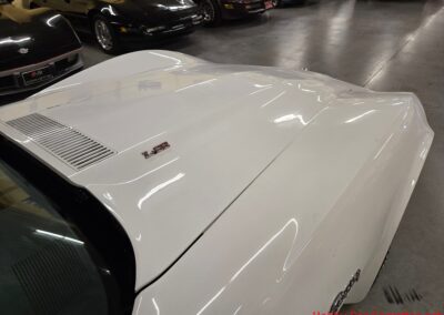 1976 White L82 Corvette Stingray Green And White Interior For Sale
