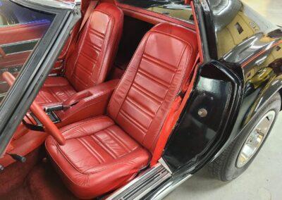 1977 Black Corvette Red Int T Top 4spd For Sale