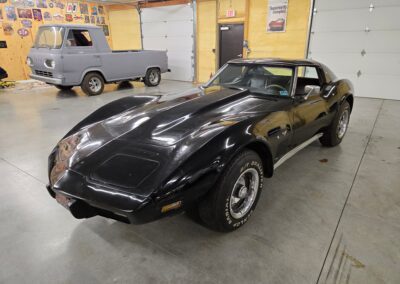 1977 Black Corvette For Sale
