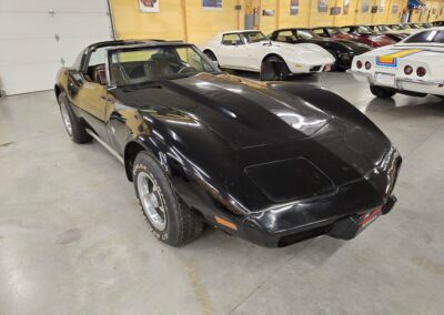 1977 Black Corvette For Sale