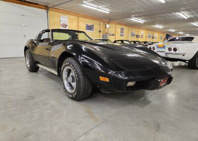 1977 Black Corvette For Sale