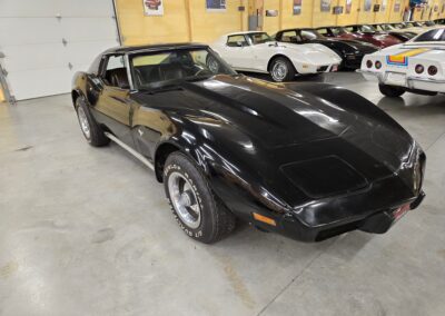 1977 Black Corvette For Sale