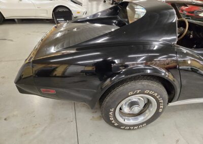 1977 Black Corvette For Sale
